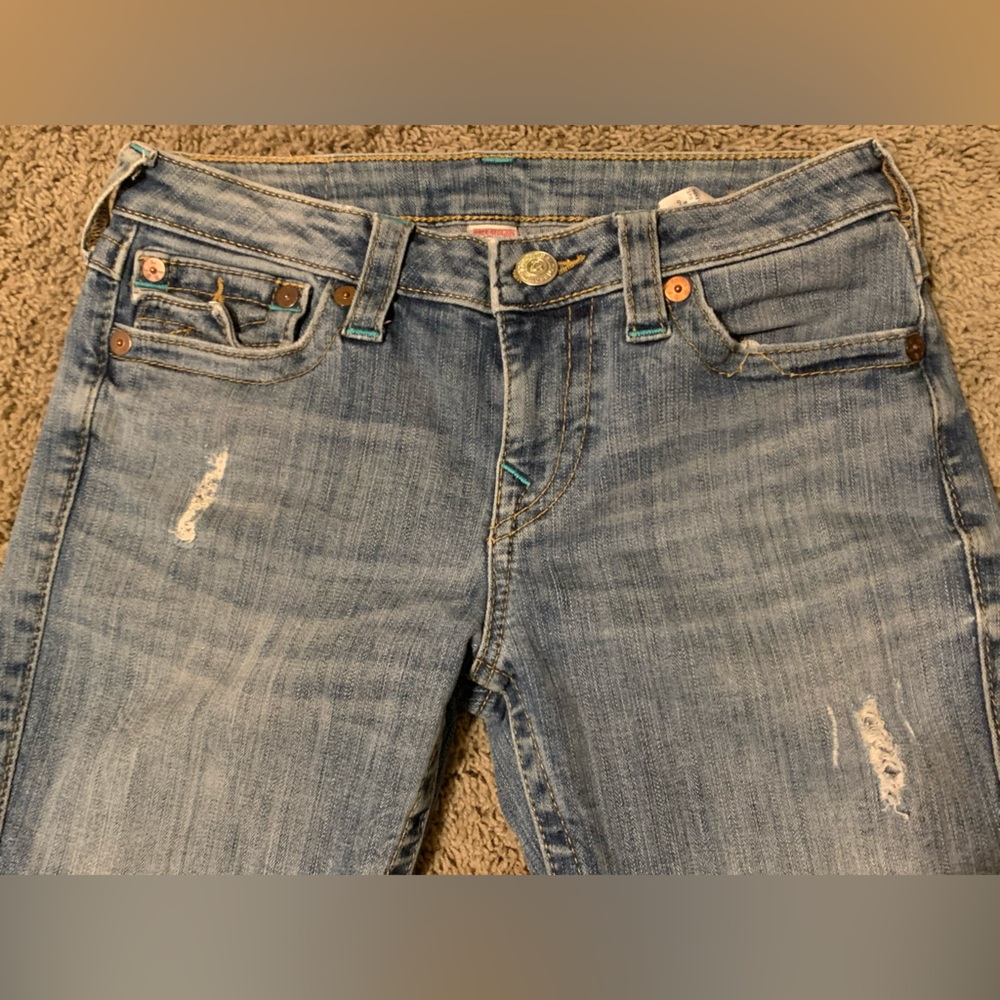 True Religion World Tour Slim Straight Jeans